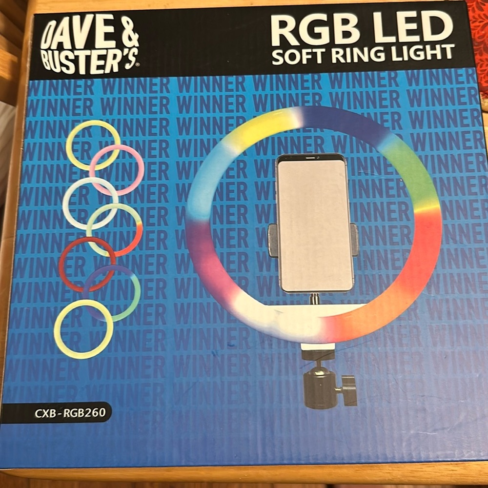 🆕 RGB LED Soft Ring Light